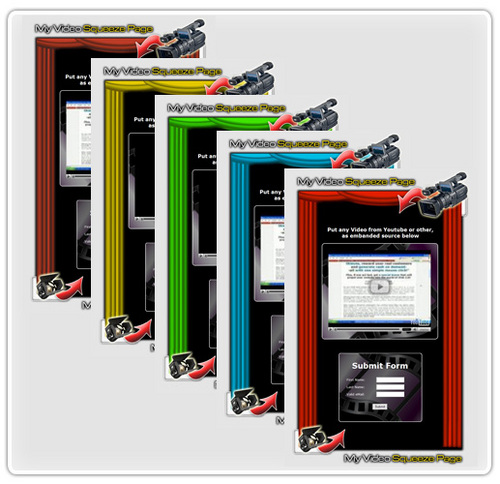 Product picture 20 Video Squeeze Page Templates PSDs Included (PLR)